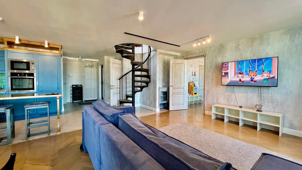 Апартаменты Стильная квартира с террасой на крыше в Пушкине - главное фото