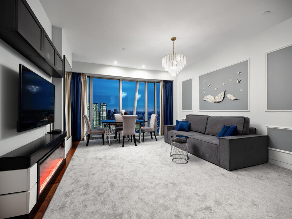 Апартаменты Люкс с камином Башня ОКО Москва-сити (вид на город) - главное фото